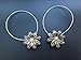 TSACTE Curtain Clips Tiebacks Holdbacks 1 Pair Magnetic Flower for high-Grade Thick Curtain or Curtain Yarn, Curtain, etc (2, Bronw)