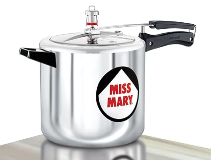 Hawkins Miss Mary Aluminium Pressure Cooker, 7 Litres