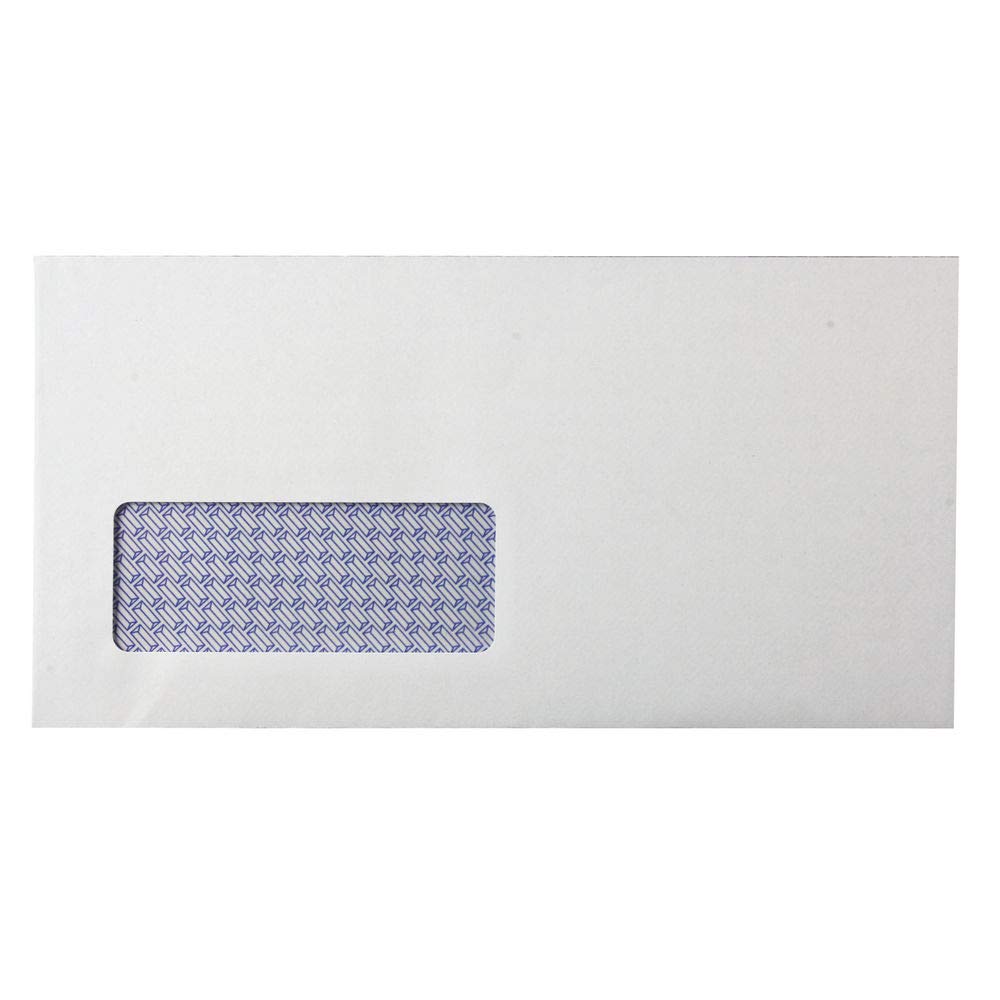 Q-Connect DL Envelopes Window Self Seal 80gsm White (1000 Pack)