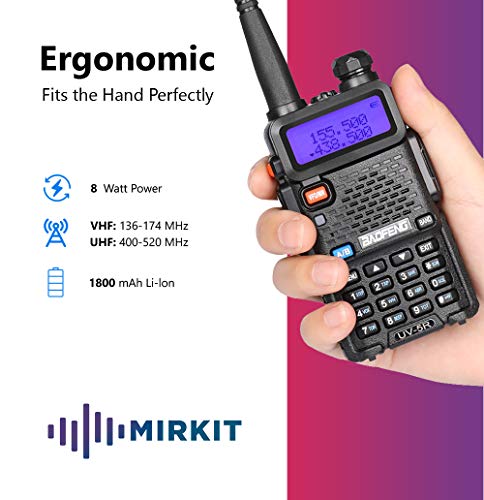 2 BaoFeng+Amateur+Walkie+Talkie+Mirkit