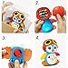 HOMOFY Baby Toys 6 to 12 Months up ,Lovely Smart Swing Dancing Penguin Early EQ Education ,Music and Learning ,Walking ,Singing,Flashing LED Lights, Voice Answers Gifts Toys for Baby
