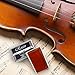 SOL Universal Violin Shoulder Rest with 2 Rosin Stones - Adjustable Collapsible Fiddle Pad with Gel Feet for 3/4 and 4/4 Violins