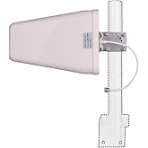 10 dBi Wideband Directional Antenna High Gain Log Periodic Antennas 50 Ohm 3G/4G/LTE/Wi-Fi Universal Fixed Mount Yagi Antenna