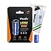 FENIX UC02 USB Rechargeable Cree LED 130 Lumen keychain Flashlight (Blue) with, EdisonBright brand USB charging cable bundle