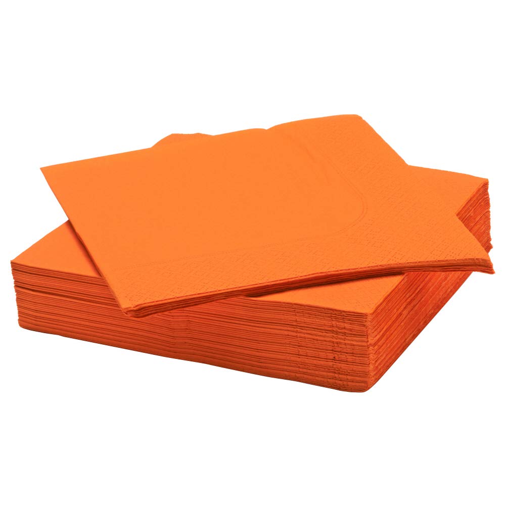 Paper Napkin, Orange 50 Pieces Kitchen & Dining