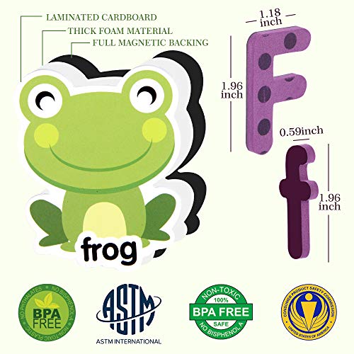 image for Soyee 244pcs Magnetic Letters and Numbers, Fridge Magnets for Refriger