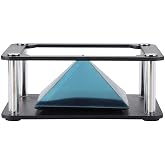 3D Holographic Display Stands,Projector 3.5-6inch Mobile Smartphone Hologram Bracket,360&deg; images Holographic Display Stands Projector,for Ad Display/Cartoon Interaction/Entertainment/Gift