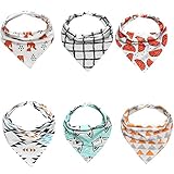 Baby Kids Cotton Bandana Bibs Feeding Saliva Towel Dribble Triangle Waterproof by FEITONG