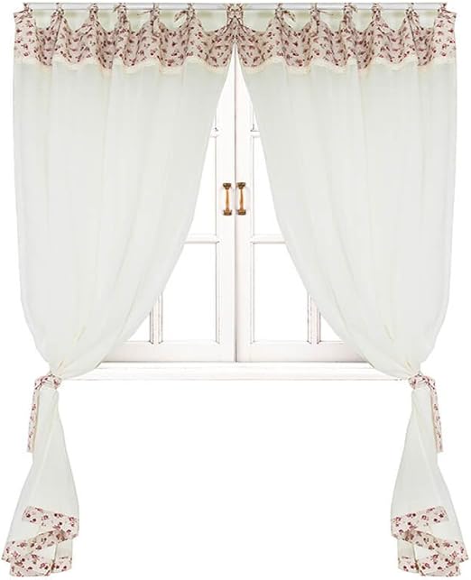 Amazon Com Provence Cotton Sheer Curtains In French Country Style
