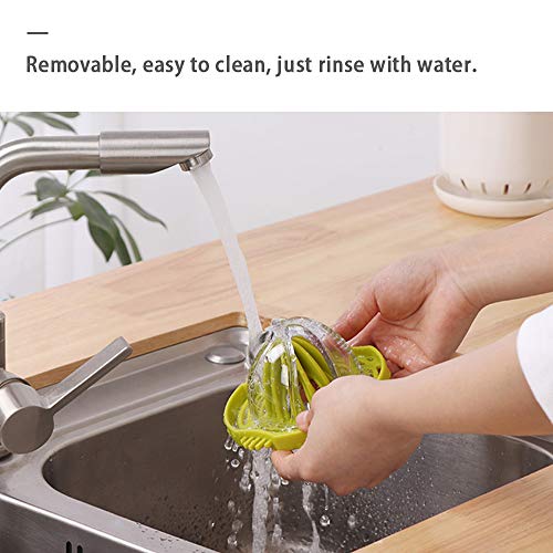 CONBOLA Lemon Squeezer Citrus Orange Manual Juicer, 4 in 1 Multifunctional Space Saving Kitchen Juicer with Cheese Ginger Garlic Grater, Multi-Size Reamers