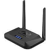 Wireless HDMI Receiver for Graige 952, 4K 30HZ, 1000 FT, HDMI Loop-Out, IR Extend, Dual Cooling Systems, 9 Channels, 1 TX to 3 RXS