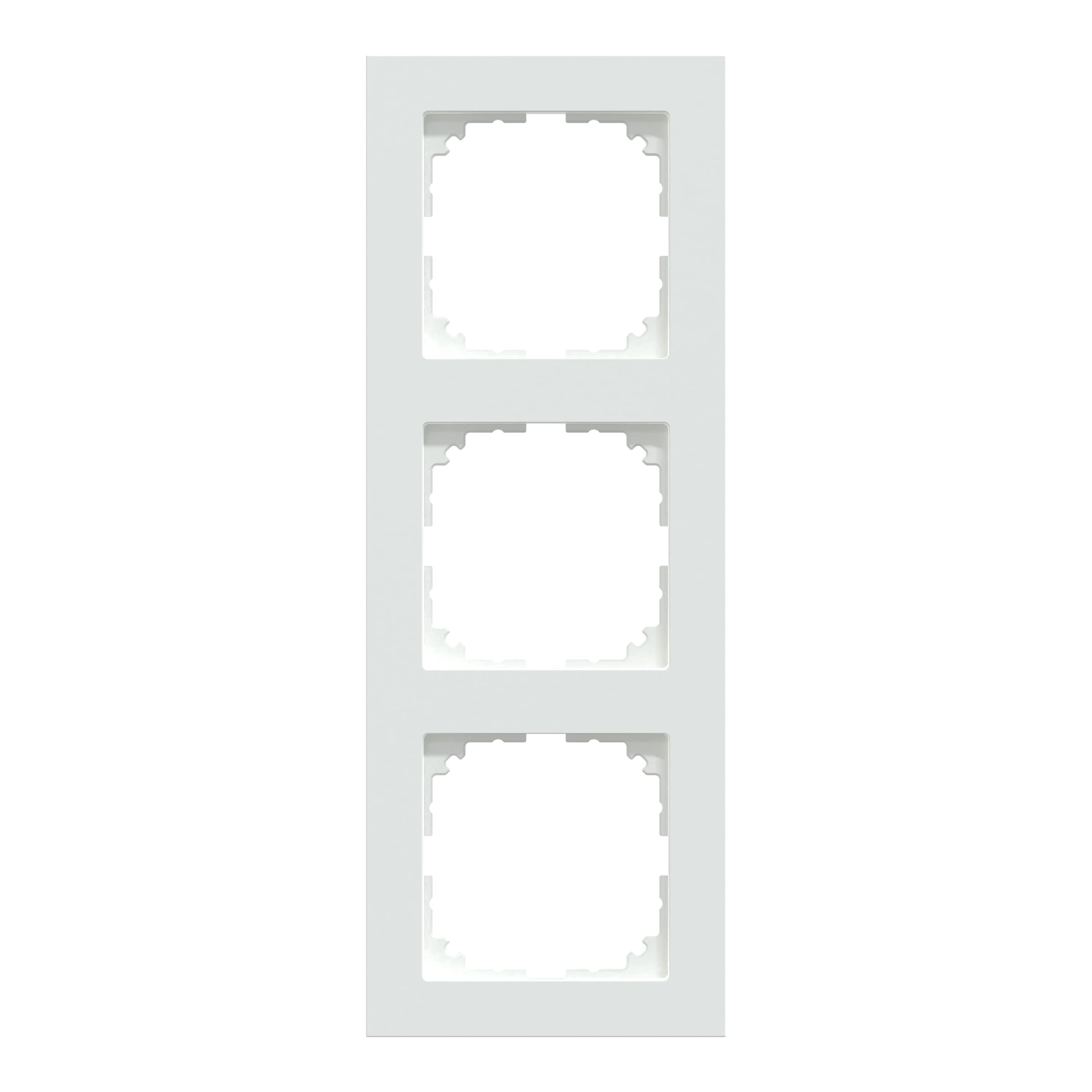 Merten System M Pure Frame, 3-Gang, Active White/MEG4030 3625