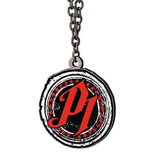 AJ Styles P1 Red Pendant Necklace WWE Authentic
