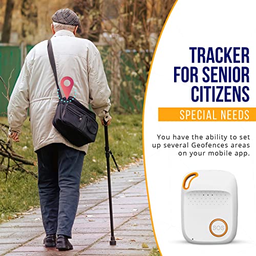 SecuLife SOS GPS Tracker Life Saving SOS Button Assistive Speakerphone RealTime Location GPS