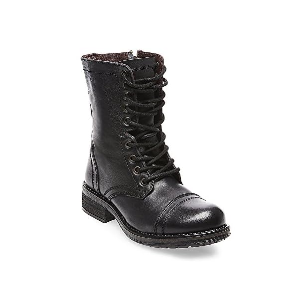 Steve Madden Women's Troopa 2.0 Combat Boot Pretty Boots and Shoes