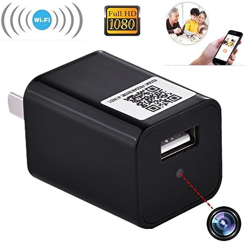 Tonut 1080P HD Charger Hidden Surveillance Spy Cameras USB Wall AC Plug Adapter Wireless Wifi Nanny Cam Video Recorder