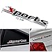 Mostsola 3D Sports Word Chrome Metal Car Sticker Emblem Badge Decal Auto
