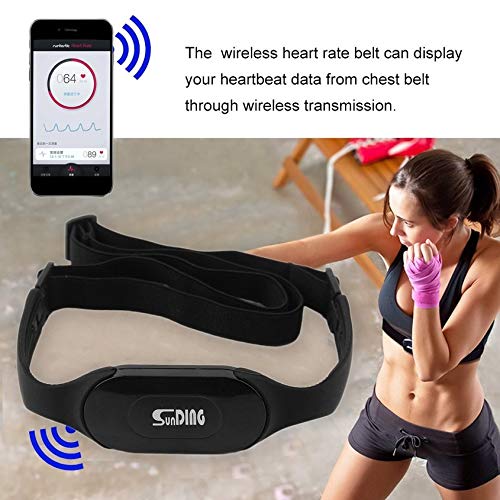Florenceenid Waterproof Bluetooth 4.0 Wireless Heart Rate Monitor Wireless Heart Beat Belt Sports Perform Calories and Fat Calculation - Thumbnail 2