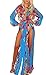 LKOUS Women's Long Sleeve High Split Maxi Beach Dress Bikini Swimsuit Cover Up ¡­