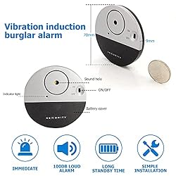 Window & Door Alarm 4 Pack, Home Security