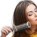 FIXBODY Hair Brush, Round Brush for Blow Drying, Curling, Styling, Nano Thermal Ceramic & Ionic Tech, Boar Bristle, Volume & Shine, Brown (3 Inch, 1.7 Inch Barrel)