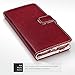iPhone 7 Plus Case - Terrapin iPhone 7 Plus Wallet - Beautiful Floral Women's Case Folio Flip - Card Slots - Money Pocket - Wristlet - Red with Cute Floral Interior