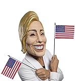 Rubie's Women's Famous Faces Political Mask Hillary, Multi, One Size