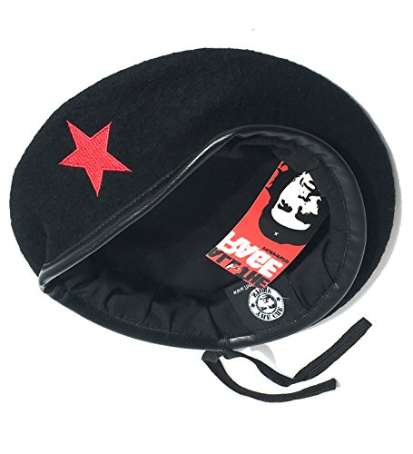 Che Guevara Store Black Military Beret with Red Star