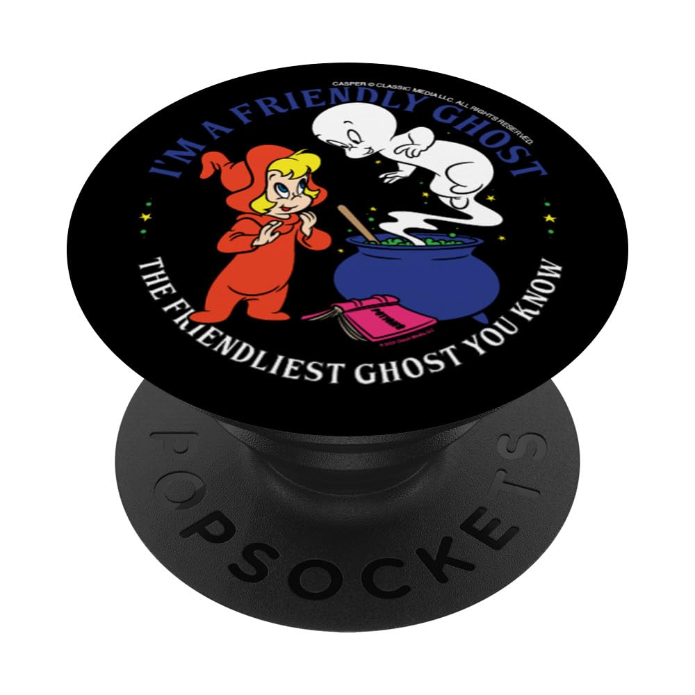 Casper the Friendly Ghost Halloween Friendliest PopSockets Swappable PopGrip