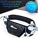 Fiber Road Hydration Running Belt with 2 BPA Free Bottles Waterproof Premium Neoprene Fitness Waist Pouch for Men, Women & Kids | Adjustable Fanny Pack for Sports & Outdoors | Wristband Include