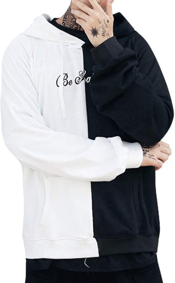 Amazon パーカー メンズ Holdego クリスマス メンズ フード付き プルオーバー パーカー プリント トレーナー スポーツ 春秋冬 ゆったり スウェット 大きいサイズ 長袖 人気秋服 長袖 フード付き ヒップホップ ストリート トレーナー パーカー 通販