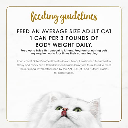 FANCY FEAST PURINA GRILLED SEAFOOD FEAST VARIETY PACK, 4.5 LB