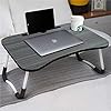 GROSSe-Laptop-Bed-Table-Lap-Standing-Desk-for-Bed-and-Sofa-Breakfast-Bed-Tray-Laptop-Lap-Desk-Folding-Coffee-Tray-Notebook-Stand-Reading-Holder-for-Couch-Floor-Kids60-x-40-cm-Black GROSSē Laptop Bed Table Lap Standing Desk for Bed and Sofa Breakfast Bed Tray Laptop Lap Desk Folding Coffee Tray…
