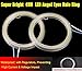 YINTATECH 2 X 90mm HID White 105 COB LED for Angel Eyes Halo Ring Headlight & Fog Housing Lamp