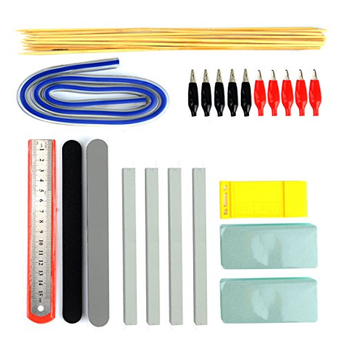 BXQINLENX Professional 56 PCS Gundam Modeler Basic Tools Craft Set For Car Model Assemble Building(H)