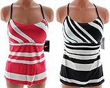 Nike Swimwear Women's Tankini Swimsuit Bikini Top TESS0131 6-12