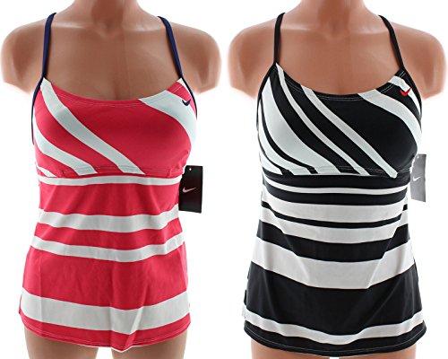 Nike Swimwear Women's Tankini Swimsuit Bikini Top TESS0131 6-12