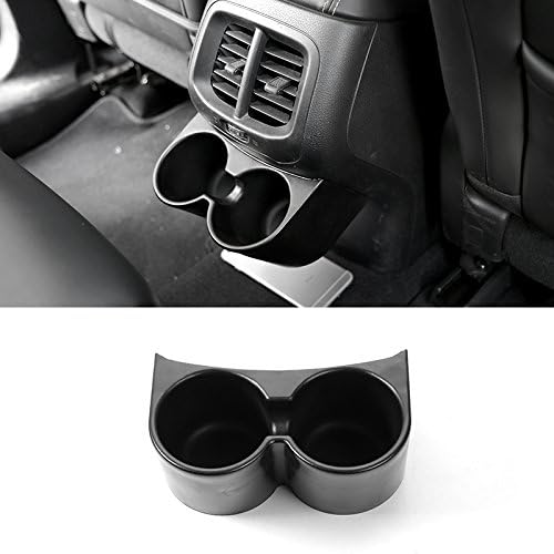 Nicebee Black Rear Seat Armrest Drinks Holder Armrest Box