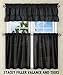 Ellis Curtain Stacey Sheer Tailored Tier Pair Curtains, 56