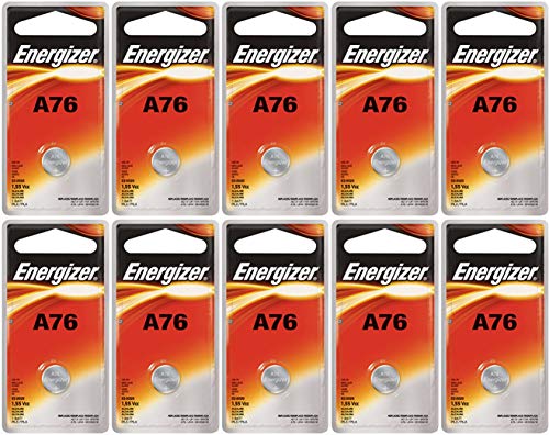 Strip of 10 Energizer A76 (LR44) 1.5v Alkaline Batteries