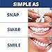 Power Swabs Teeth Whitening Kit | Easy 7 Day Treatment for Whiter Teeth | Dentist Formulated Whitener and Stain Remover | Minimal to No Sensitivity - Complete at-Home Whitening System