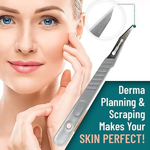 MedHelp Disposable Scalpel 11 Disposable Dermaplaning Blades with