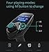 Autoday Automotive T11 Wireless Bluetooth Car MP3 Adapter LCD Modulator Full Frequency FM Transmitter Suitable for All Smartphones AUX Cable/TF Card/3.5mm Line/Handsfree Calling (Ship From US)