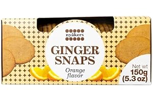 Nyakers Ginger Snaps - Orange (5.29 ounce)