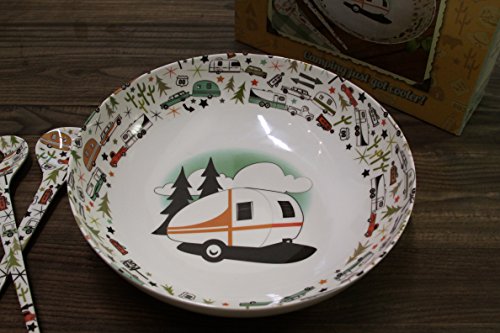 Camp Casual CC-003 Multicolor 3-Piece Bowl and Serving Set