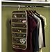 Household Essentials Jewelry and Stocking Set Hanging Organizer, Coffee Linen