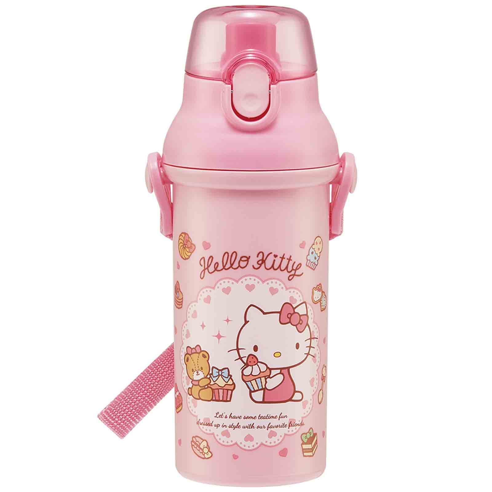Photo 1 of Hello Kitty Plastic Water Bottle with Strap 16.23oz -Sweets