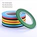 Outus 10 Pieces 3 mm Width Whiteboard Gridding Tape Grid Marking Tapes Self Adhesive Chart Tapes Artist Tape, 5 Colors