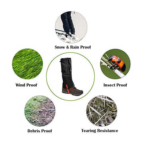 image for Weanas Unisex Adult Outdoor Mountain Snow Legging Gaiters, More Durabl