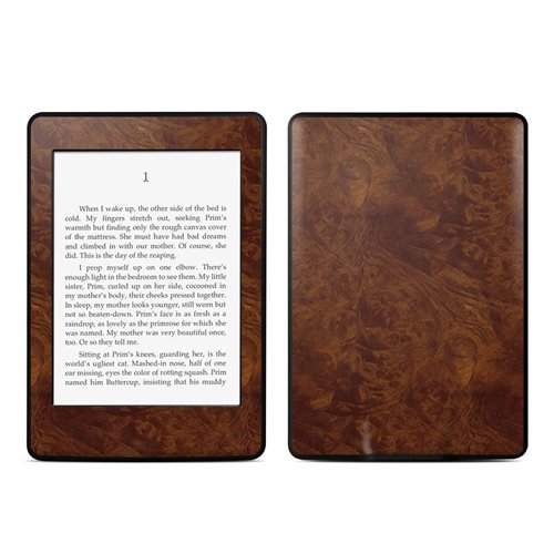 Kindle Paperwhite Skin Kit/Decal Dark Burlwood Kindle Store